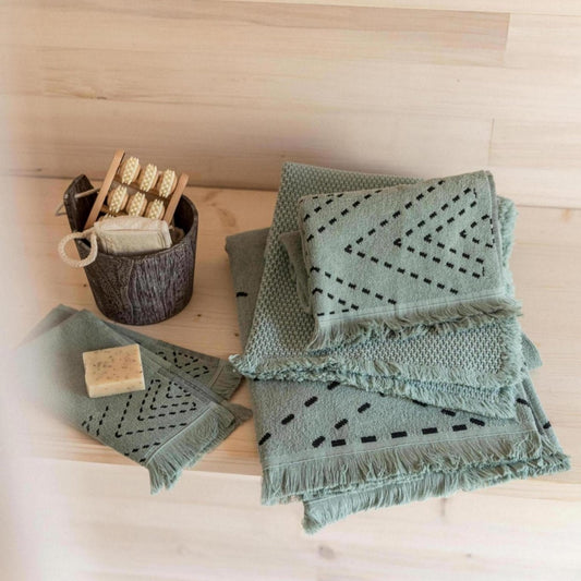 Serviette de toilette opaline 50 X 100 NEUVE - Yuna