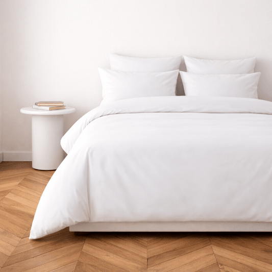 Housse de couette polycoton blanche – neuve - Yuna