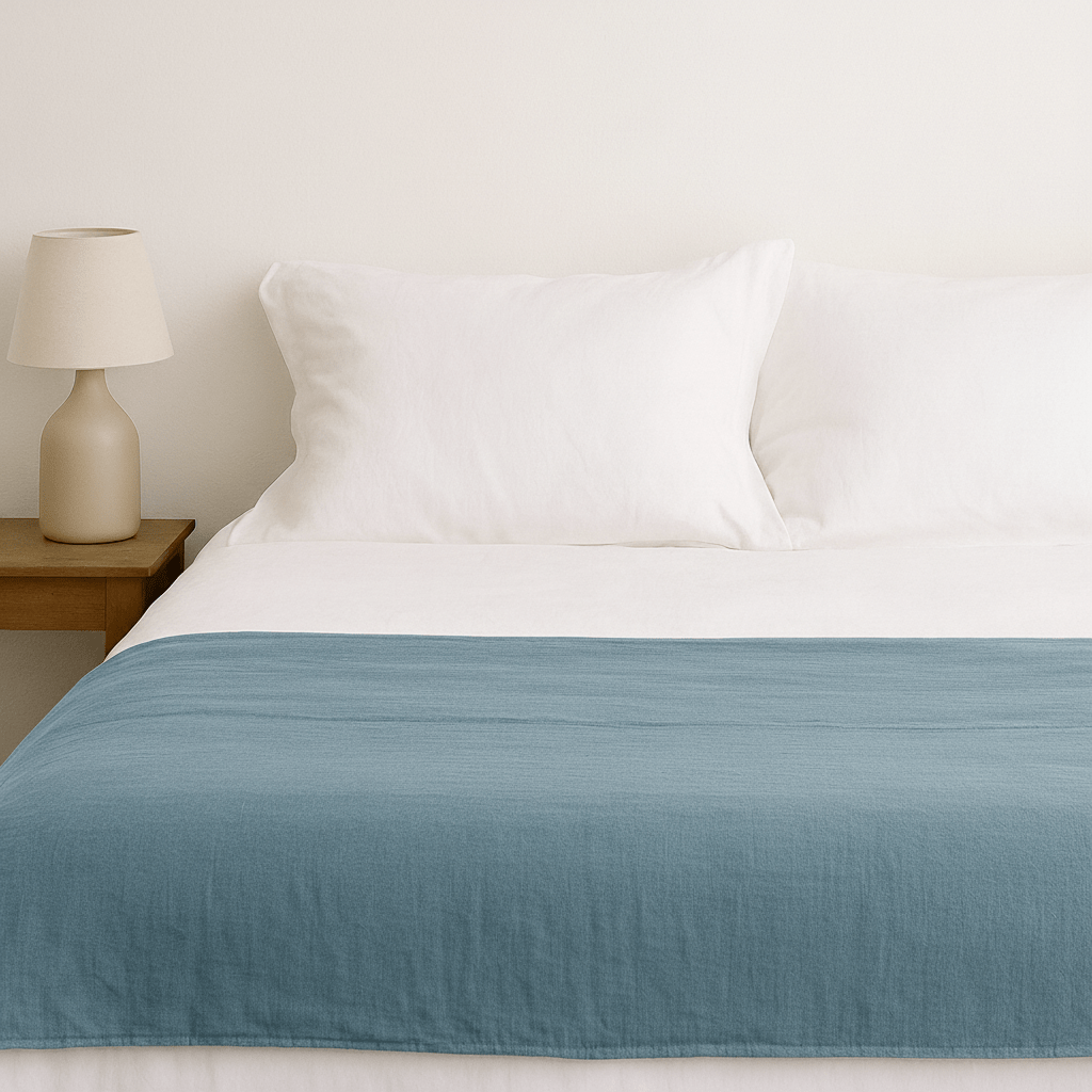 Jeté de lit upcyclé - Yuna