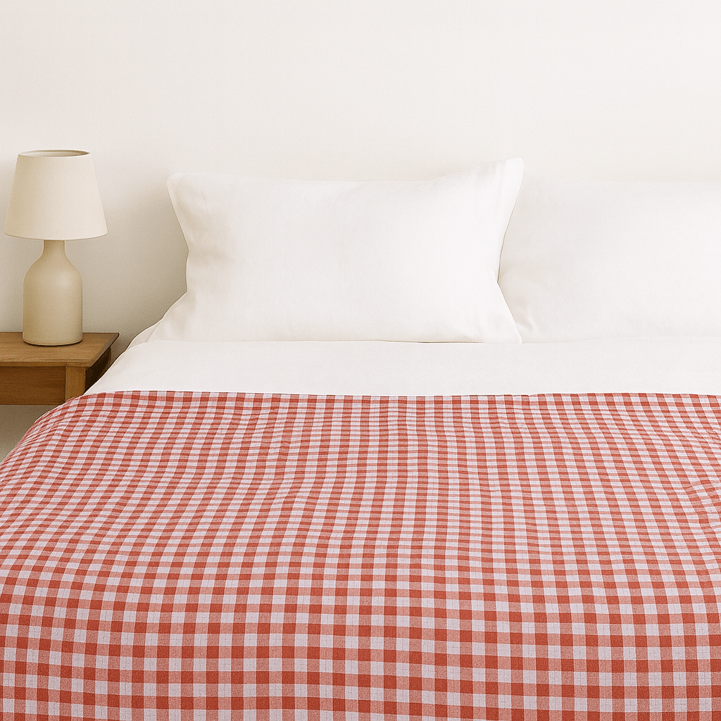 Jeté de lit upcyclé - Yuna