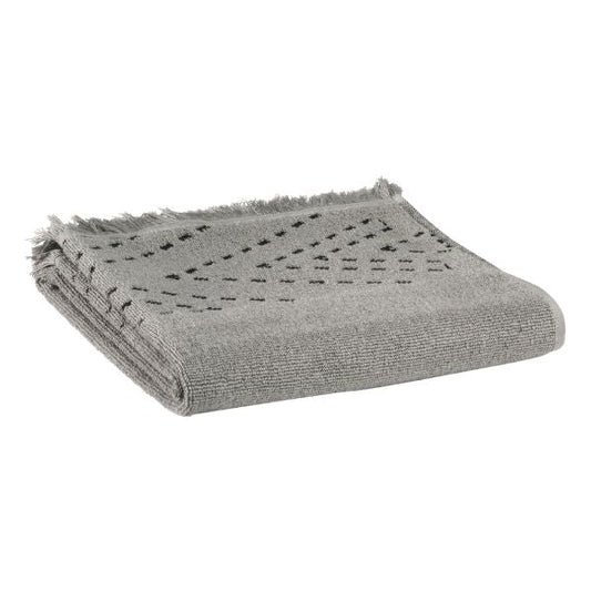 Serviette de bain grise 50 X 100 NEUVE - Yuna