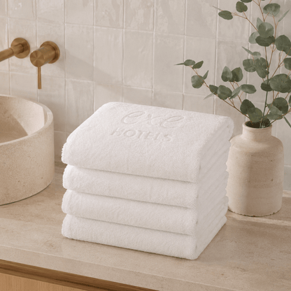 Serviettes de bain hotel 50 X 100 - neuves (lot de 2) - Yuna