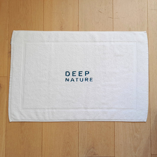 Tapis de bain blanc (lot de 2) - Yuna